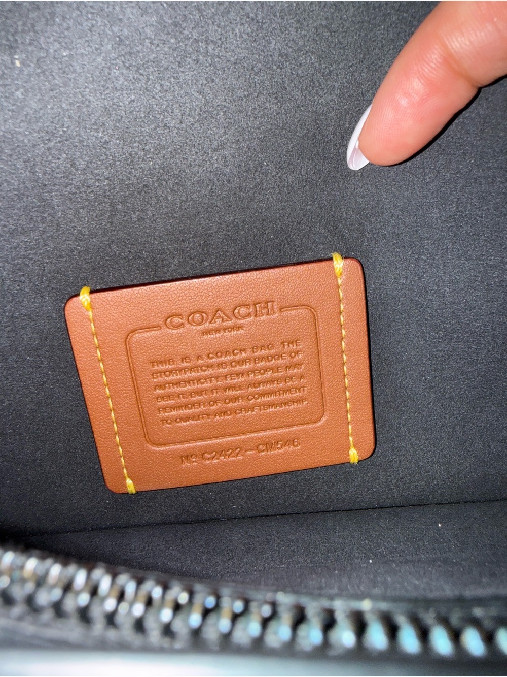 Black Leather Top-Handle Shoulder Bag - Picture 3 of 4